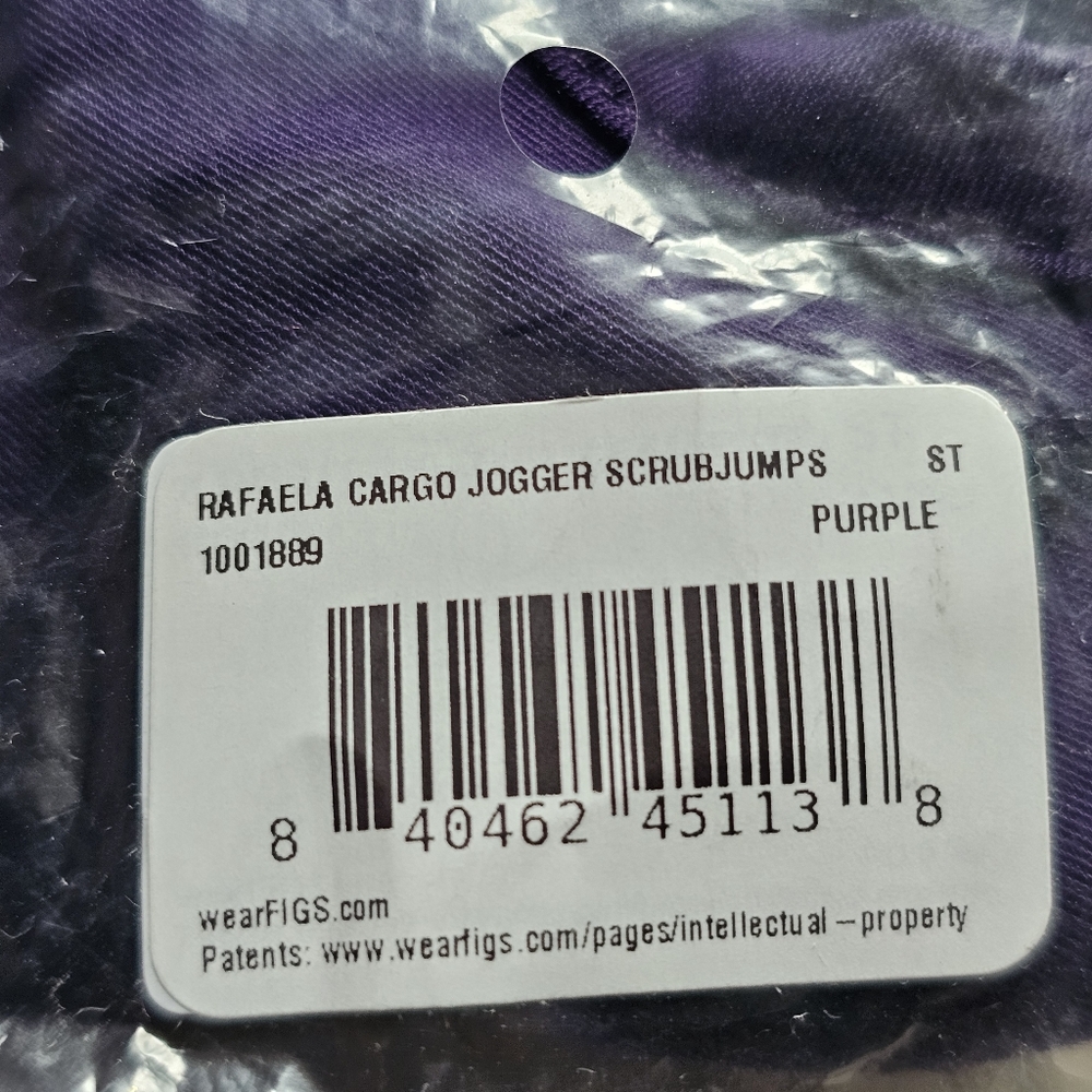 Figs Purple Scrub Jumpsuit - Picture 3 of 4